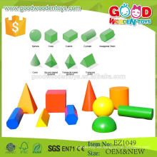 Nuevo llegue a los juguetes de madera de los niños diversos bloques de madera del juguete del diseño geométrico de la forma